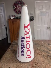 Vintage YAHOO AUCTIONS  Cheer Leading Mega Phone - 26" Long RARE