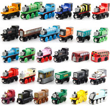 Wooden Magnetic Railway Train The Tank Engine Tender Toys Truck Cars Kids Gift