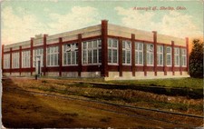 Shelby Ohio OH Autocall Company Factory Signaling Device 1910s 1912  Postcard