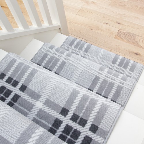 Tartan grey long traditional - tartan,
