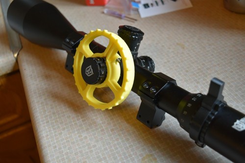 Printed rifle parallax - 3d,