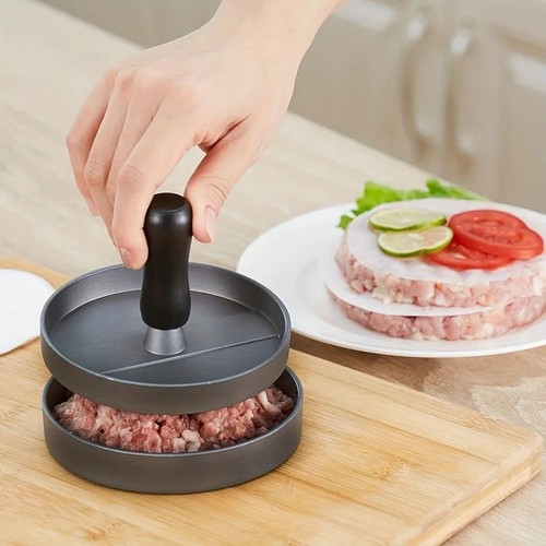 Burger press round stainless - burger,