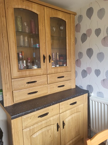 Large wooden kitchen - large,