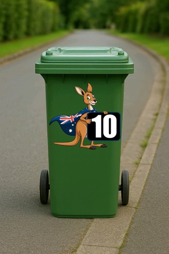 Custom number aussie flag - aussie,