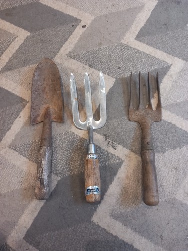 Vintage set garden hand - set, of