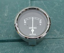 VINTAGE MOTOMETER -30+ AMMETER