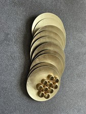 10 Gold Charger Plates And