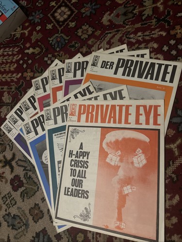 Private eye magazine - private, issues