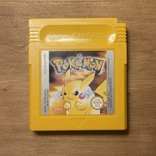 Pokemon: Yellow Version Nintendo Gameboy Game Cartridge Cart Only Working Save