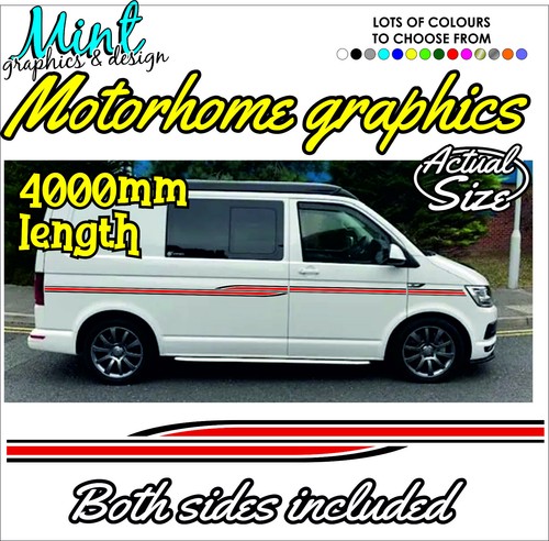 Motorhome graphics stripes - motorhome,