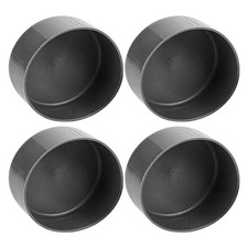  4 Pcs Boat Trailer Axle Kit Bearings Buddy Bras Black Rubber Caps