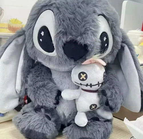 Black grey stitch plush - stitch, toy