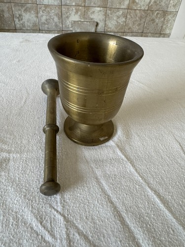 Antique solid bronze pestle - antique,