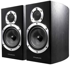 Wharfedale Bookshelf Speakers - Diamond 10.1 Black Wood Stand Mount Loudspeakers
