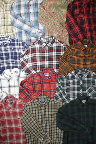 Vintage flannel shirts - shirts, joblot