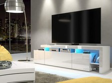 White TV Stand High Gloss
