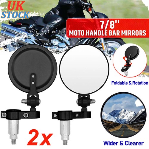 Motorcycle bar end mirrors - motorcycle,