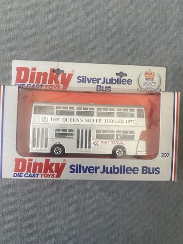 Dinky silver jubilee bus - jubilee, no