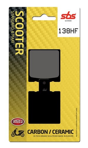 Sbs 138hf brake pads rear - sbs, moto