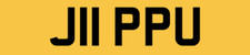 JIP JIPP JIPPO GYPSY NUMBER PLATE PRIVATE CAR REGISTRATION J11 PPU CAR REG PLATE