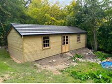 30x12 Timber Framed Outbuilding Workshop summer house gym stables Appex shed