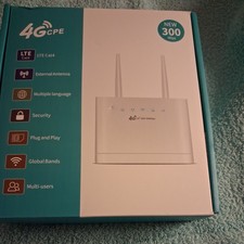 4G WiFi Router Wireless 300Mbps Hotspot & SIM Card UNLOCKED & Port Forwarding UK