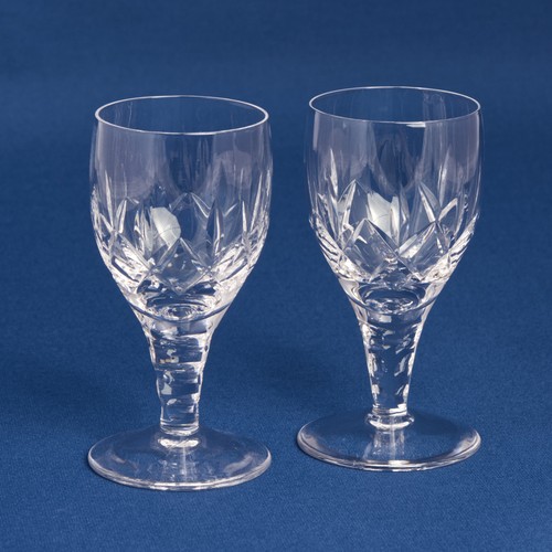 Pair vintage stuart - pair, crystal