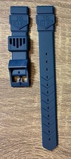 TAG Heuer 18mm Formula 1 Blue Rubber Replacement Strap for Mid-Size Watches.