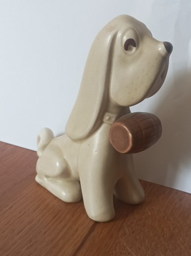 Vintage sylvac dog with - vintage, barrel