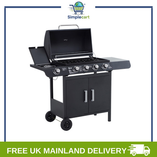 Gas bbq grill stainless - grill, steel