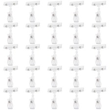 25 Pcs Sign Clips Shelf Label Holder on Removable Display Price Tags