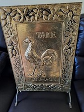 Antique Pressed Brass Fire