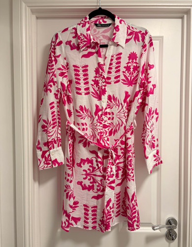 Zara pink white floral - &,
