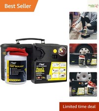 Rapid Puncture Repair Kit - ResQ Tyre Sealant & Compressor for Road Safety