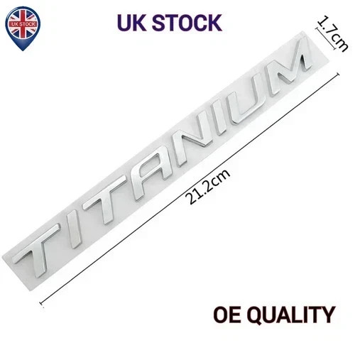 Titanium car letter - car, trunk