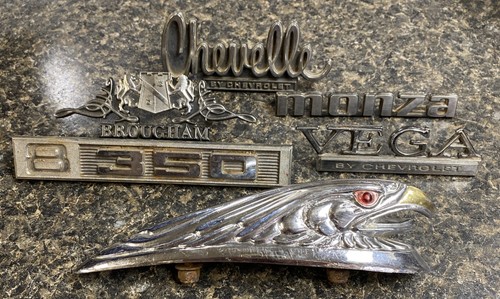 Lot vintage chrome car - lot, &