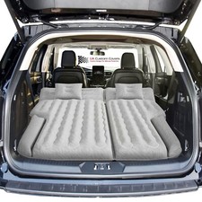INFLATABLE SUV MATTRESS CAMPING CAR DOUBLE BED ELECTRIC THICKENED (GREY) 865