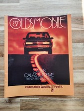 1987 Oldsmobile Calais Supreme Firenza GT Wagon DELUXE sales brochure literature