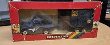 Britains Blue Land Rover Defender. With Horse Box. 1/32 Scale.