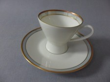Rosenthal Shape 2000 Blue R. Loewy Porcelain Mocha Cup Vintage Mid-Century