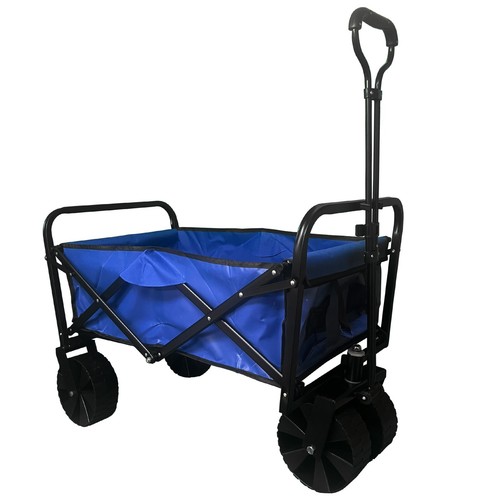 Folding pull along wagon - along,