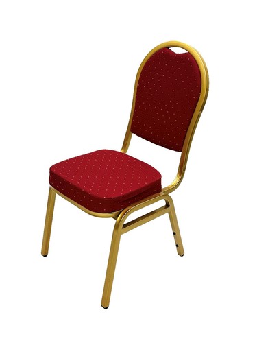 Red banqueting chairs with - red,