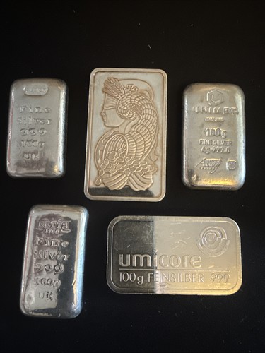 100g silver barx5 - silver,
