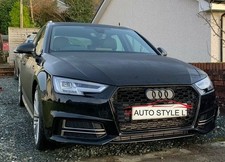 RS4 gloss black honeycomb mesh