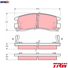 BRAKE PAD SET DISC BRAKE