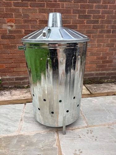 125l green guard fire - fire, bin