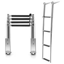 4-step Telescoping Boat Ladder