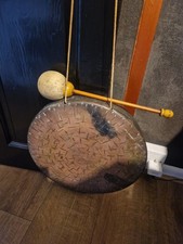 Brass Gong Vintage Wall