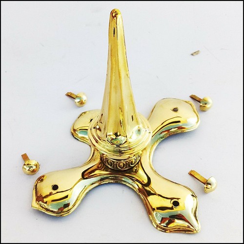 Brass long spike base for - long,