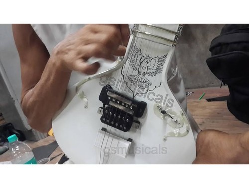 Sitar electric fusion white - electric,